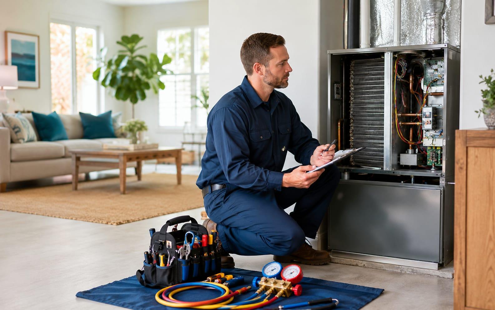 The Real HVAC Tune-Up Checklist: 12 Things a Pro Actually Checks (and 5 You Can DIY)